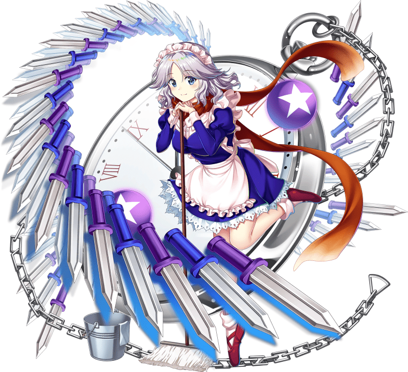 東方銀世界 ウォレットチェーン01 紅魔館のメイド 十六夜 見分け